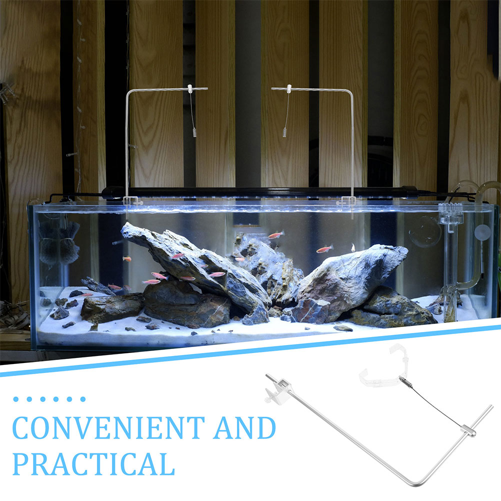 2pcs Aquarium Light Holder Wit - Aquarium Fish Lamp のレビューと価格