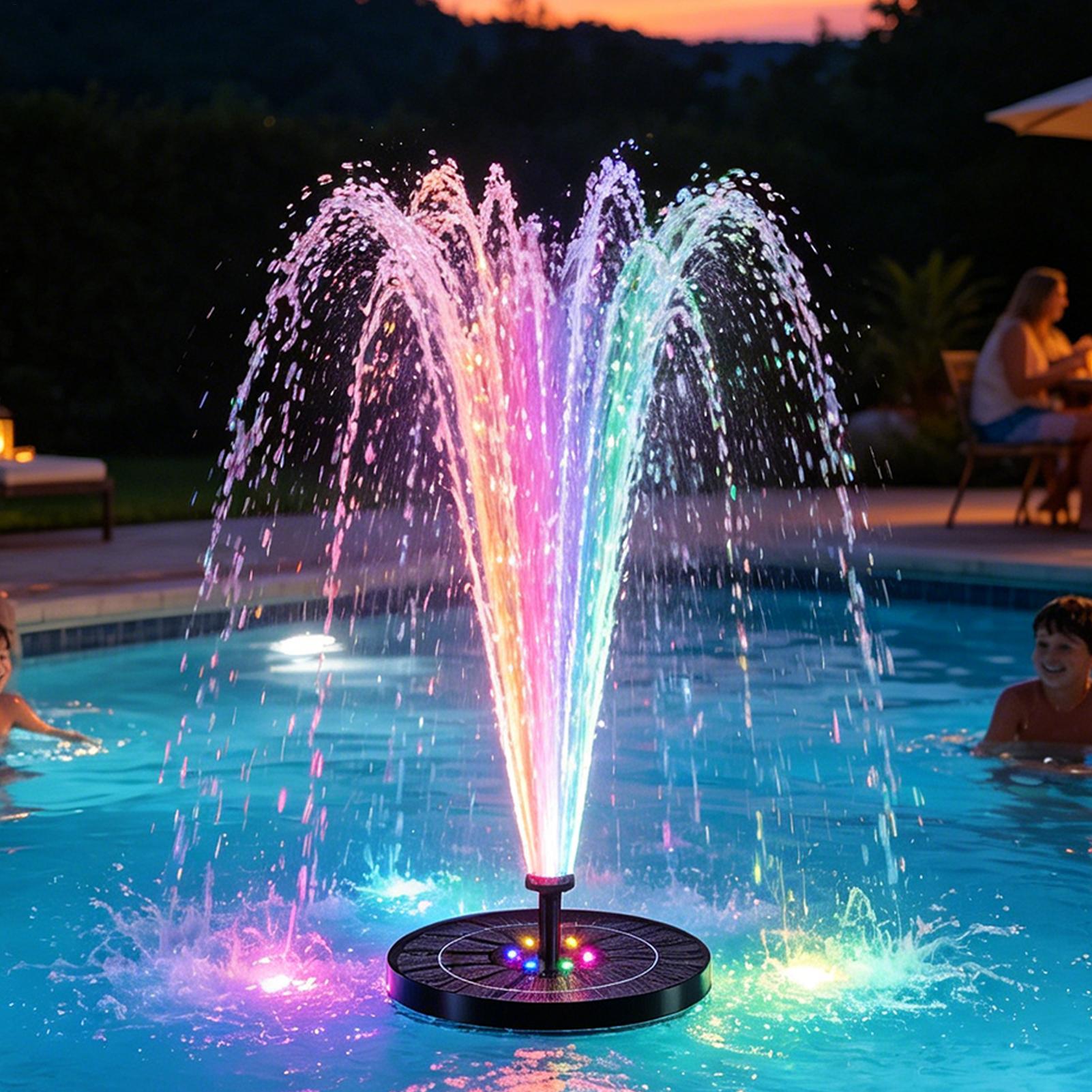 Floating Solar Bird Bath Fount - Aquarium Fish Lamp のレビューと価格