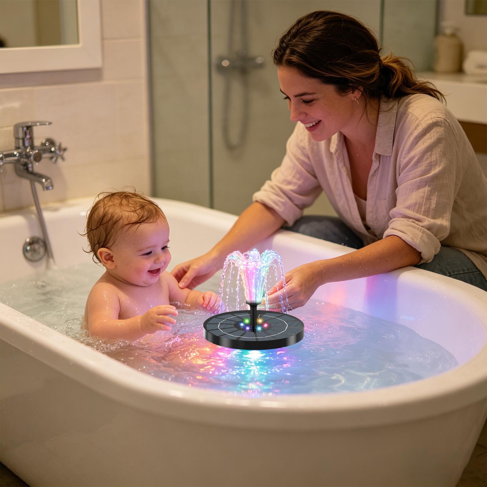 Floating Solar Bird Bath Fount - Aquarium Fish Lamp のレビューと価格