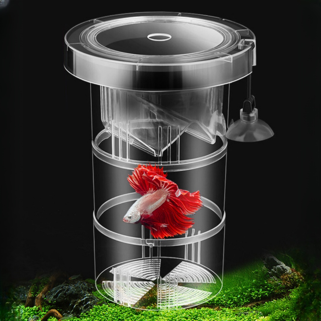 Acrylic Floating Fish Breeding - Aquarium Fish Feeder のレビューと価格