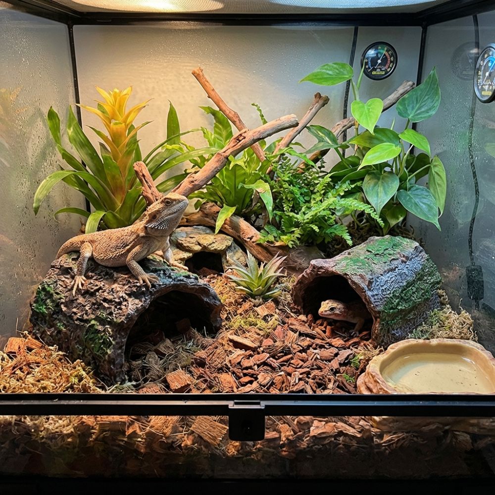 Simulation Reptile Hideout Hol - Aquarium Fish Hide のレビューと価格