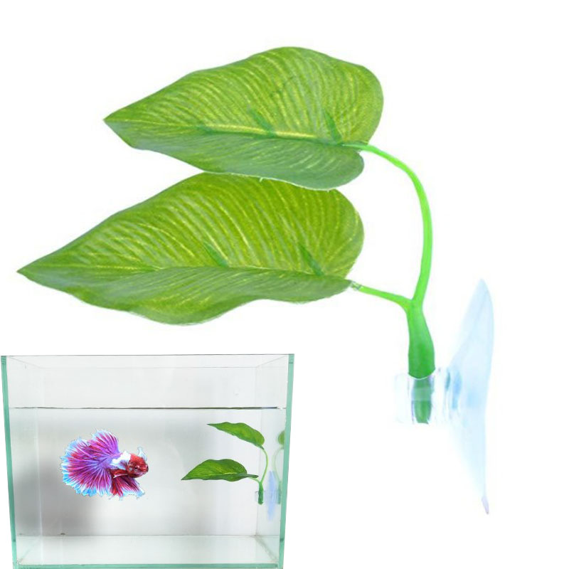 Artificial Aquarium Leaf Plant - Aquarium Fish Hide のレビューと価格
