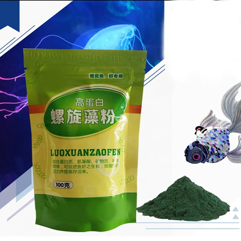 Spirulina Powder Bottle Health - Aquarium Fish Vitamin のレビューと価格
