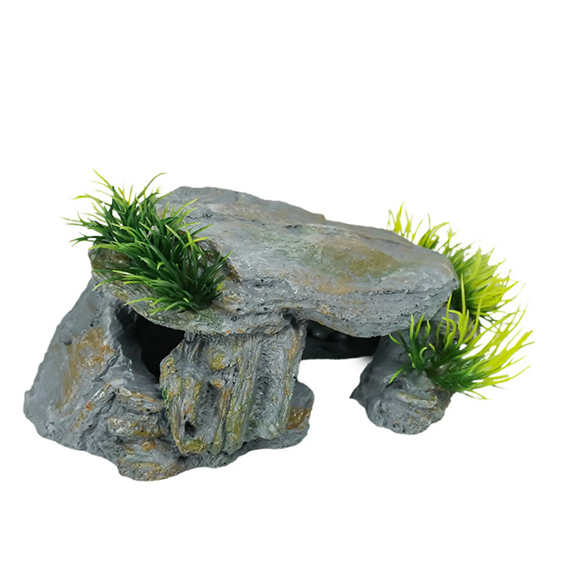 Reptile Rock Hide Cave Natural - Aquarium Fish Hide のレビューと価格