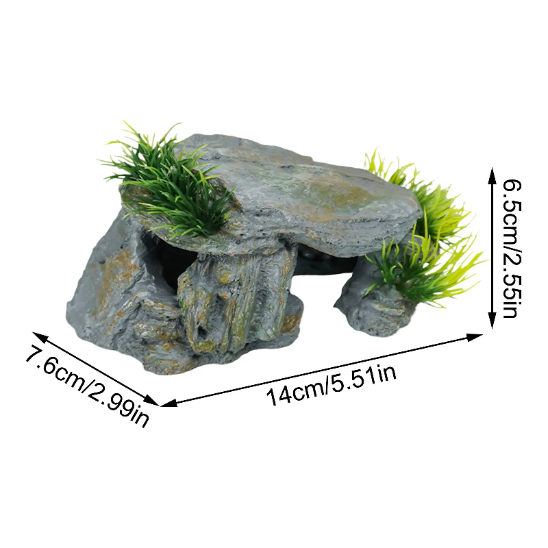Reptile Rock Hide Cave Natural - Aquarium Fish Hide のレビューと価格