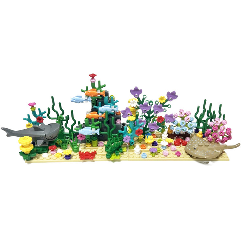 City MOC Aquarium Underwater W - Aquarium Fish Shark のレビューと価格