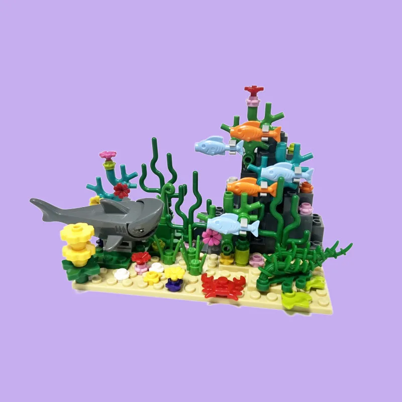 City MOC Aquarium Underwater W - Aquarium Fish Shark のレビューと価格