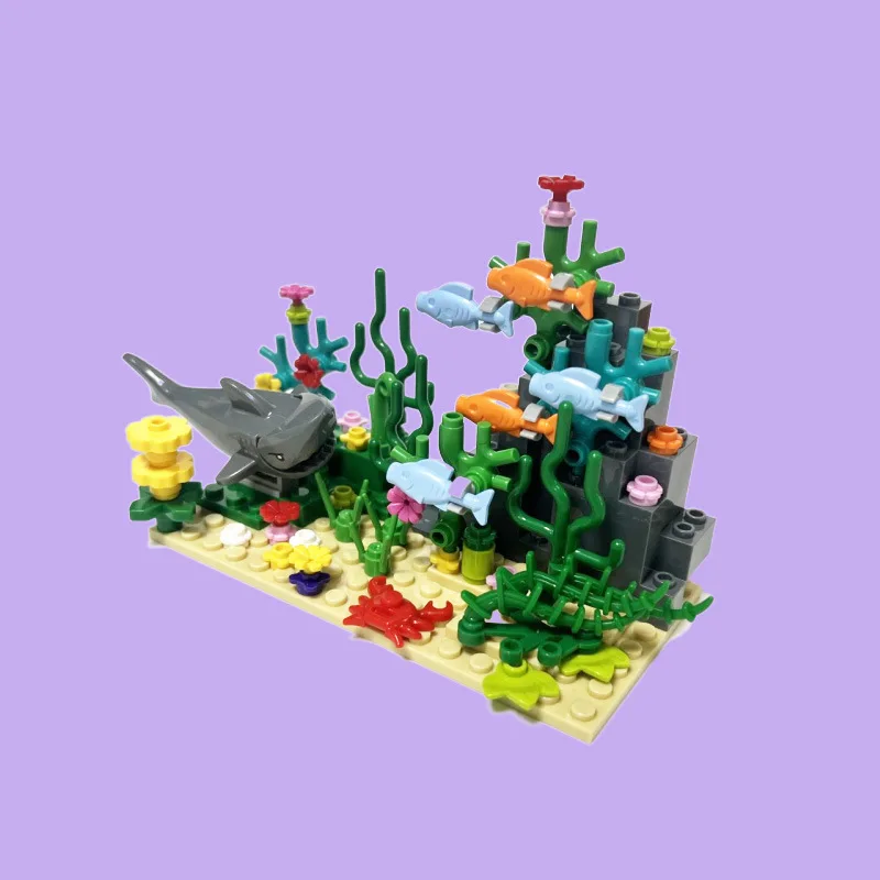 City MOC Aquarium Underwater W - Aquarium Fish Shark のレビューと価格