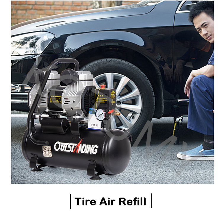 220V Small Air Compressor Oil- - Air Pump Silent のレビューと価格