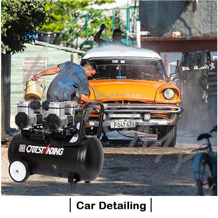 220V Small Air Compressor Oil- - Air Pump Silent のレビューと価格