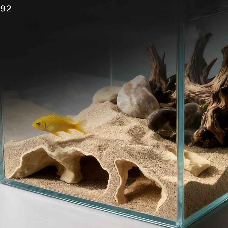 3D Printed Natural Curve Cave: - Aquarium Fish Hide のレビューと価格