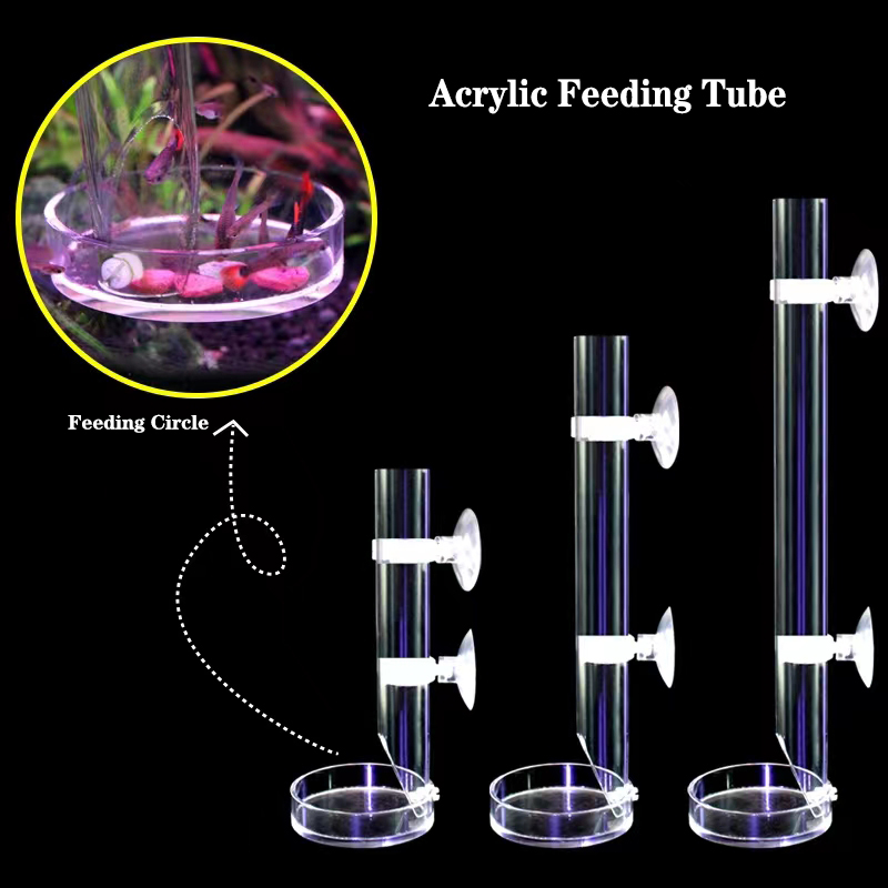 1Pcs Acrylic Aquarium Feeder T - Aquarium Fish Feeder のレビューと価格