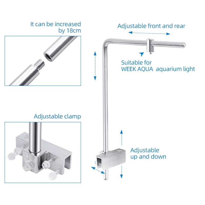 Week Aqua Light Stand Universa - Aquarium Fish Lamp のレビューと価格