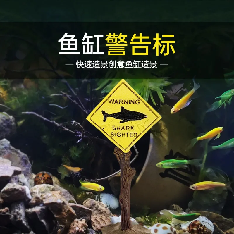 Resin Aquarium Decorative Orna - Aquarium Fish Shark のレビューと価格