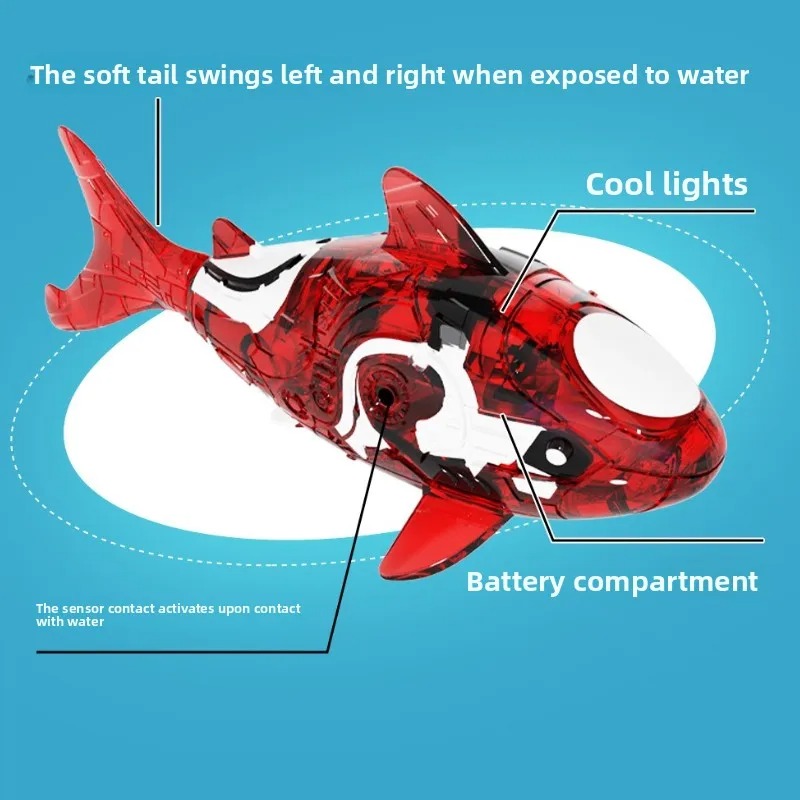 Electric Pet Shark Toy, Sensor - Aquarium Fish Shark のレビューと価格